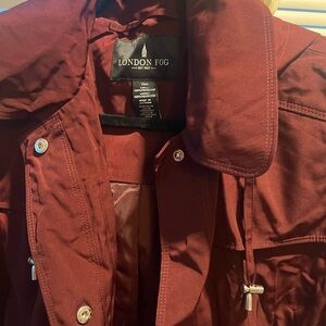 London Fog Deep Red Coat